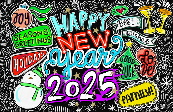 Personalized Party Banner Happy New Year