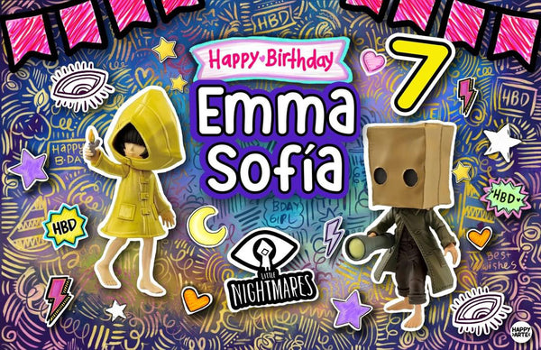 Personalized Party Banner Little Nightmares