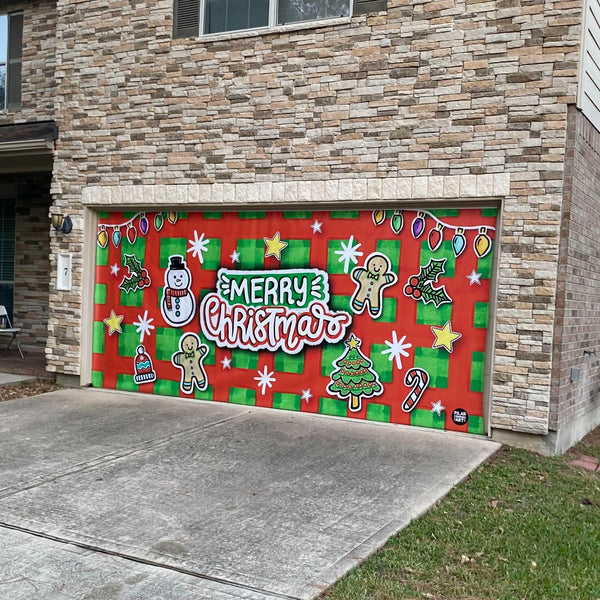 Christmas Garage Cover