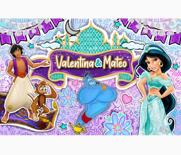 Personalized Party Banner Aladdin 2