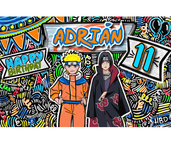 Personalized Party Banner Naruto 1