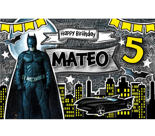 Personalized Party Banner Batman