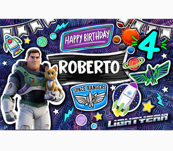 Personalized Party Banner Buzz Lightyear