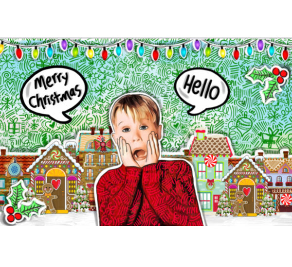 Personalized Party Banner Hello Christmas