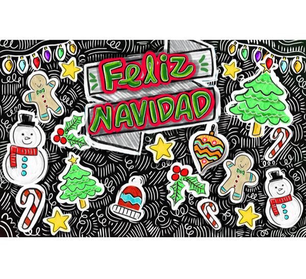 Personalized Party Banner Happy Christmas 2