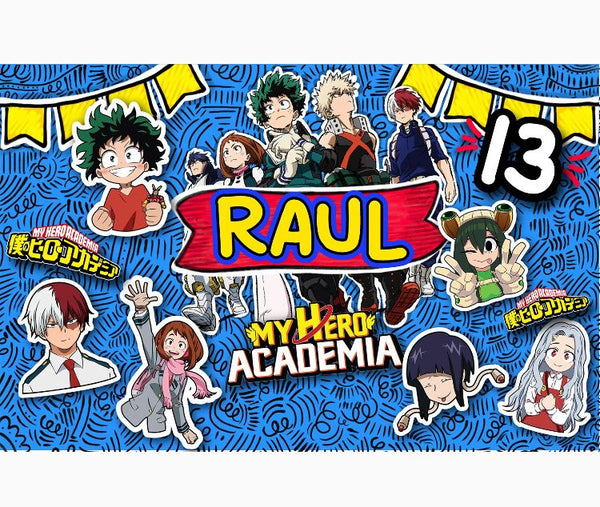 Personalized Party Banner My Hero Academia 2