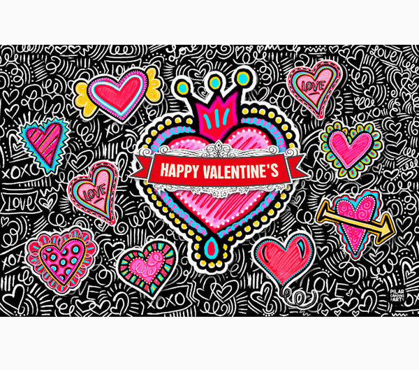 Personalized Party Banner St Valentine´s Day 4