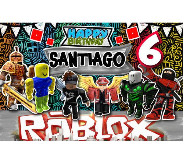 Personalized Party Banner Roblox 3