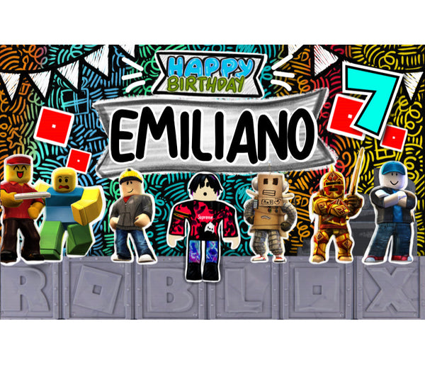 Personalized Party Banner Roblox 2